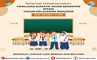 Jadwal Penilaian Sumatif Akhir Semester (PSAS) 2024/2025